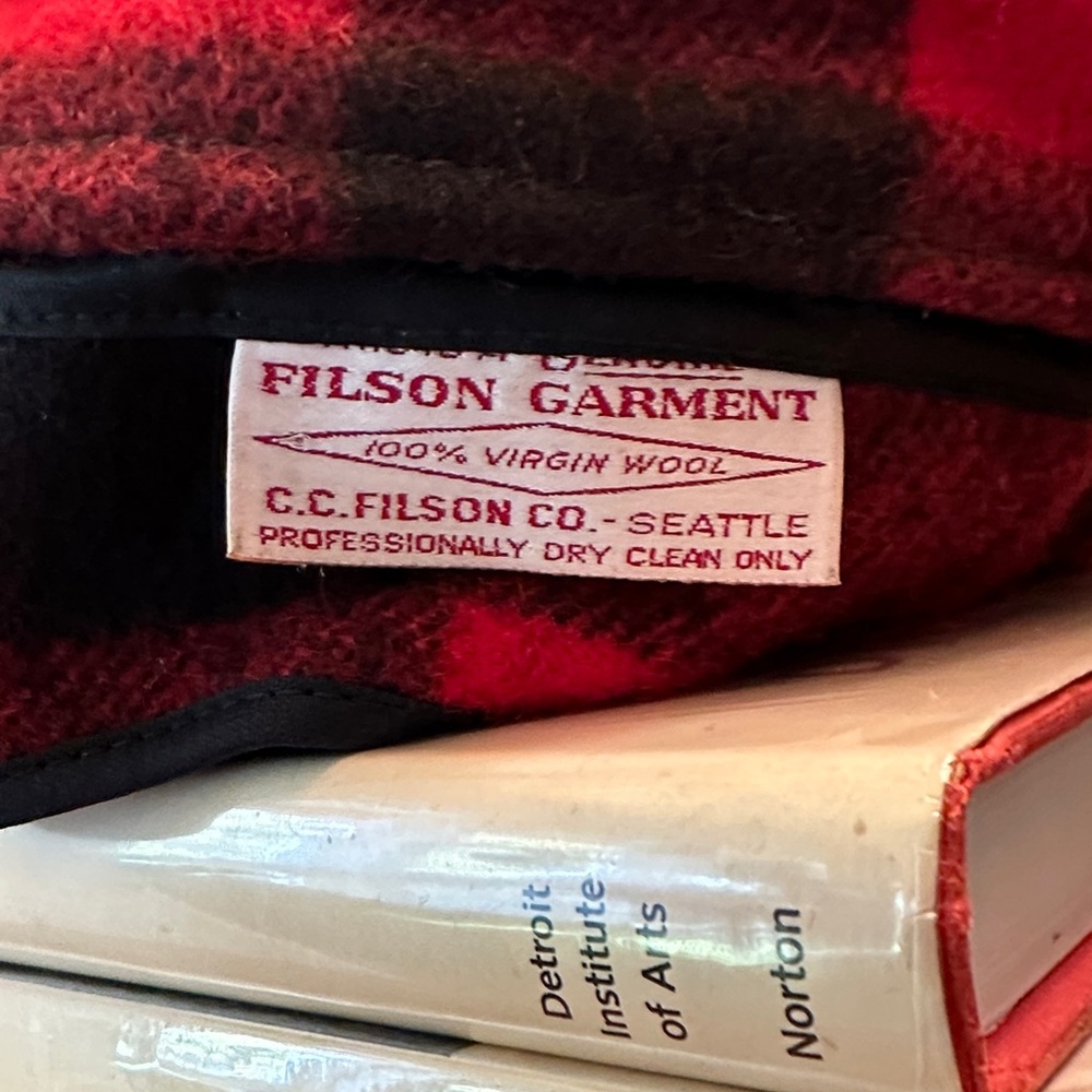 Filson Buffalo Check Wool Cap With Ear Flaps Size Xs View 3